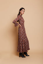 Load image into Gallery viewer, Molly Floral Dress - Brown