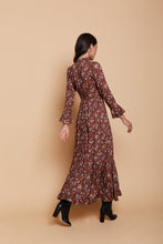 Load image into Gallery viewer, Molly Floral Dress - Brown