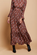 Load image into Gallery viewer, Molly Floral Dress - Brown