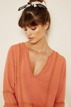 Load image into Gallery viewer, Lovely Pepa Collection | Monaco Drop-Waist Dress in Burnt Orange