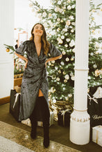 Load image into Gallery viewer, Vienna Velvet Dress - Blue