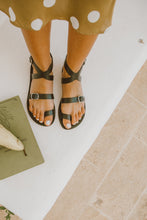 Load image into Gallery viewer, Lexy Leather Sandal - Black