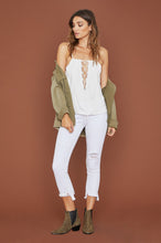 Load image into Gallery viewer, Lovely Pepa Collection | Shiraz Lace-Up Camisole in White 