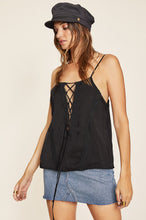 Load image into Gallery viewer, Lovely Pepa Collection | Shiraz Lace-Up Camisole in Black