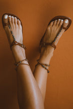 Load image into Gallery viewer, Fey Leather Sandal - Brown