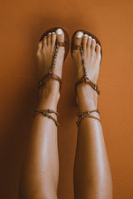 Load image into Gallery viewer, Fey Leather Sandal - Brown